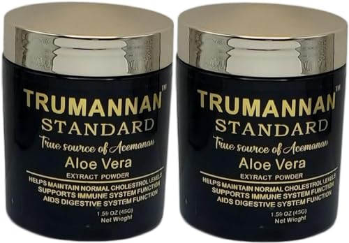Frasco de Trumannan polvo extracto estándar de aloe vera