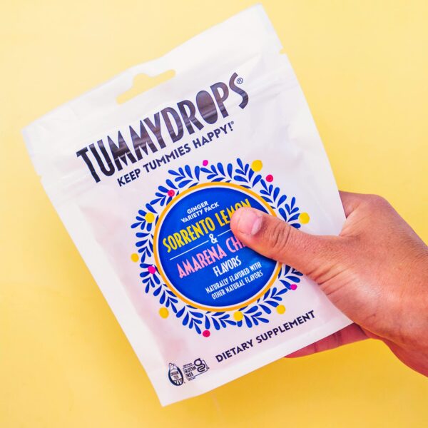 Frasco Tummydrops con aceite de menta y jengibre para salud digestiva