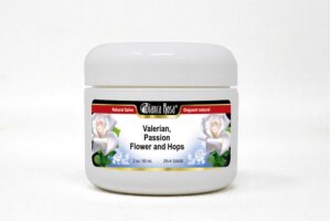 Frasco de ungüento Valeriana Pasiflora Lúpulo Bianca Rosa 2 oz