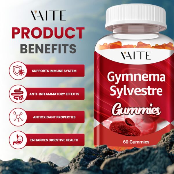 Version 1.0.0 Frasco VAITE gomitas Gymnema Sylvestre extracto vegetal