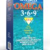 Frasco de vGlucoflex Omega 3-6-9 etiqueta frontal