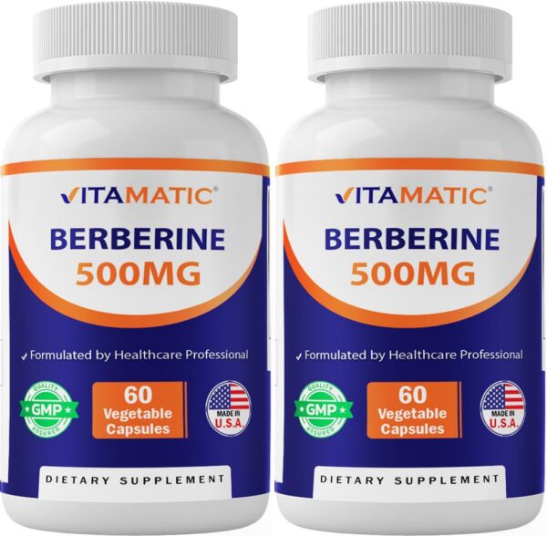 Frasco Vitamatic Berberina 500 mg