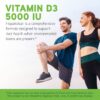 Frasco vitamin d3 davinci 120 capsulas suplemento nutricional
