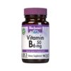 Frasco vitamina B6 50mg Bluebonnet 90 cápsulas vegetales