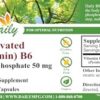 Frasco vitamina B6 eficiente Daily Manufacturing