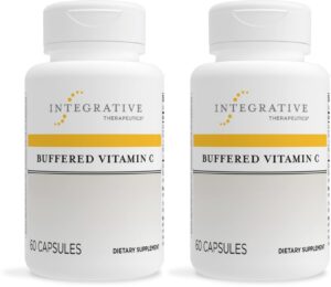 Frasco suplemento vitamina C bufferizada Integrative Therapeutics