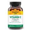 Frasco vit c con hierro country life 90 tabletas