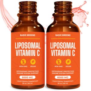 Frasco de vitamina c liposomal BASIC GREENS