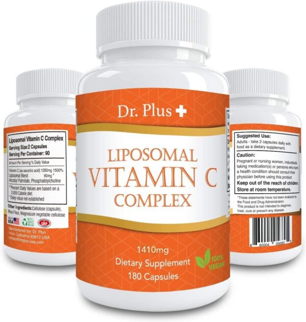 Frasco de Vitamina C liposomal Dr.Plus