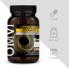 Frasco de vitamina c liposomal Omvi cápsulas vegetales
