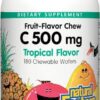 Version 1.0.0 Frasco Vitamina C masticable 500mg para niños Natural Factors