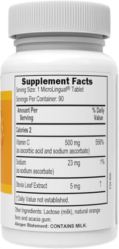 Frasco Vitamina C Superior Source 500mg 90 tabletas sublinguales