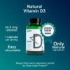 Frasco Vitamina D3 Puori para salud ósea y muscular
