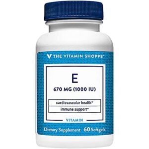 Frasco de Vitamina E 1000 UI The Vitamin Shoppe