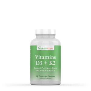 Version 1.0.0 Frasco vitaminas Greens First D3 y K2 60 cápsulas vegetales