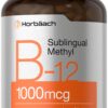 Frasco vitaminas Horbaach B12 1000 mcg sublingual