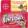 Version 1.0.0 Frasco de multivitaminas masticables Flintstones para niños con hierro