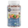Frasco vitaminico gummies organicas para hombres garden of life