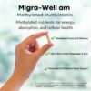 frasco wellkasa migra-well am multivitaminico
