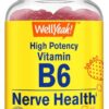 Frasco WellYeah gummies vitamina B6 alta potencia 60 unidades