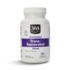 Frasco Whole Foods Market Transresveratrol 250mg 60 cápsulas vegetales