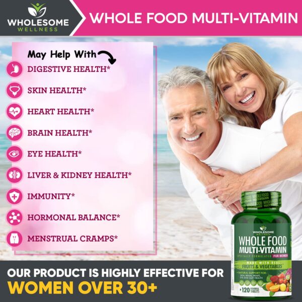 Frasco de Wholesome Wellness multivitamínico