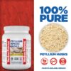 Envase suplemento fibra cáscara psyllium Yerba Prima 20 oz