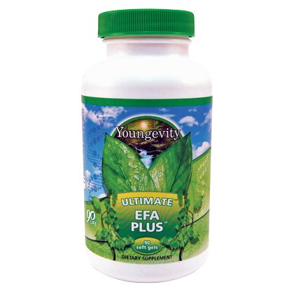 Frasco Youngevity Ultimate EFA Plus cápsulas blandas