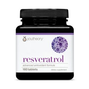Frasco de Youtheory Resveratrol