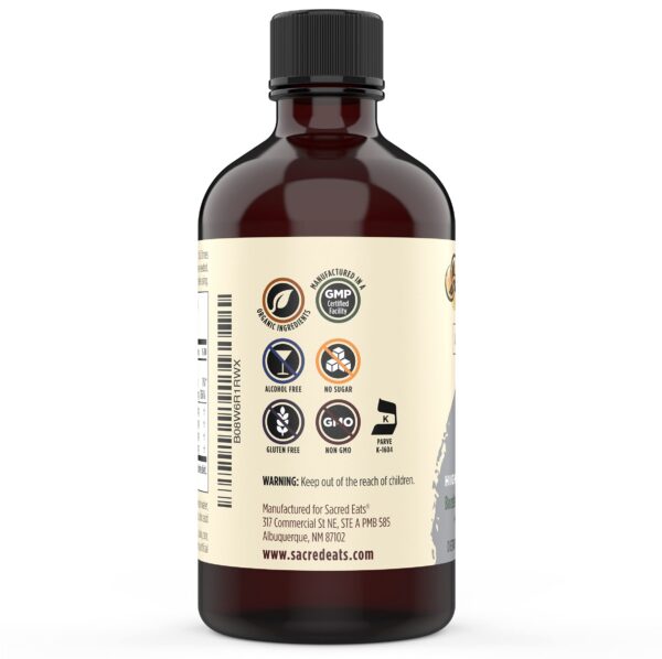 Version 1.0.0 Frasco con etiqueta visible