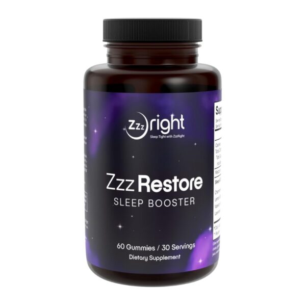 Frasco ZzzRestore potenciador de sueño natural con melatonina