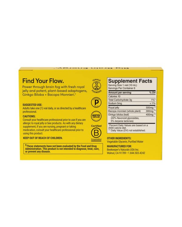 Frascos B.LXR Brain Fuel para memoria y atención