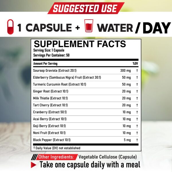 Version 1.0.0 Frascos cápsulas extracto 11 en 1 orgánico DEDICAD