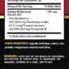 Frascos cápsulas Ginkgo Biloba 120mg extracto natural
