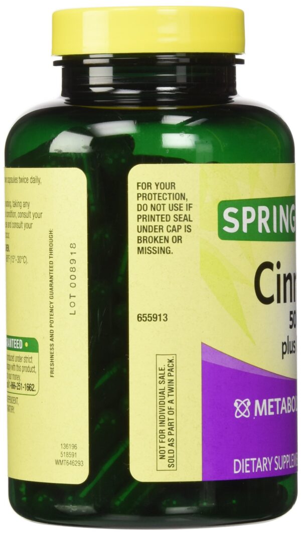 Version 1.0.0 Frascos de cápsulas Spring Valley canela y cromo