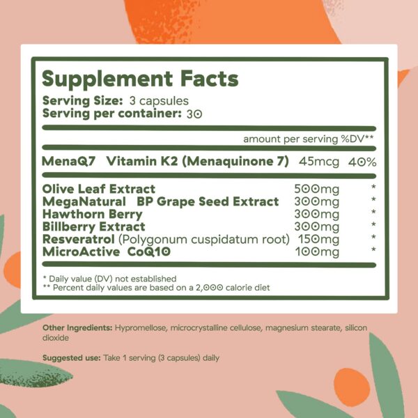 Frasco de cápsulas Brightcore con ingrediente natural en fondo verde