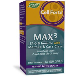 Frasco mezcla Cell Forté MAX3 Nature's Way 120 cápsulas