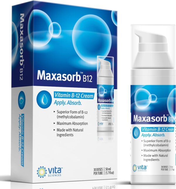 Version 1.0.0 Frascos crema vitamina b12 maxasorb paquete 6 unidades