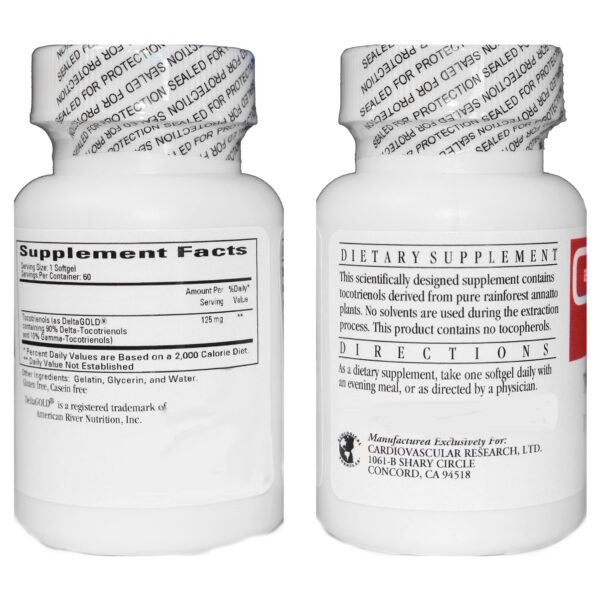 Frascos DeltaGOLD tocotrienoles annatto