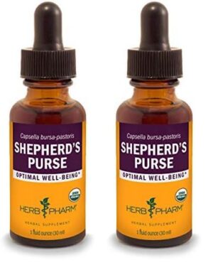 Version 1.0.0 Frascos extracto líquido orgánico Capsella Herb Pharm pack de 2