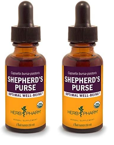 Frascos extracto líquido orgánico Capsella Herb Pharm pack de 2