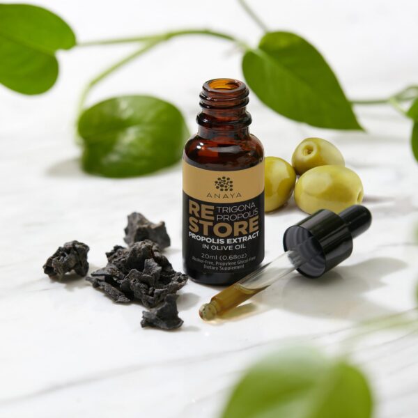 Version 1.0.0 Frascos del extracto de propóleos Anaya Trigona para inmunidad