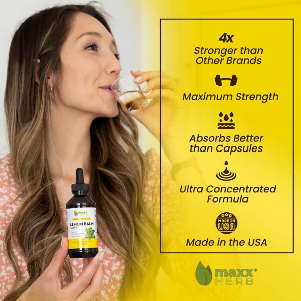 Frascos extracto toronjil máxima potencia marca Maxx Herb