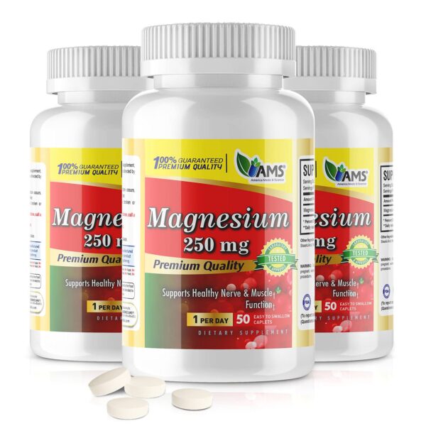 Frascos de magnesio oxido de magnesio 250 mg