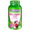 Envase Vitafusion multivitamínico mujeres gomitas frutos rojos