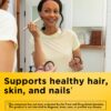 Frascos Nature Made gomitas biotina cabello piel uñas pack 2