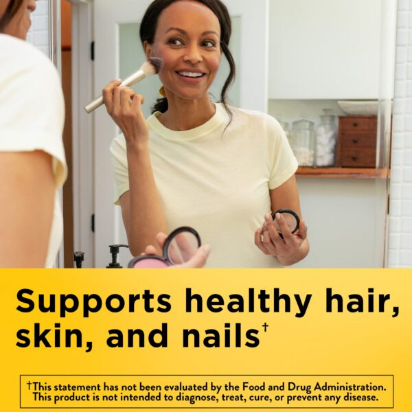 Frascos Nature Made gomitas biotina cabello piel uñas pack 2