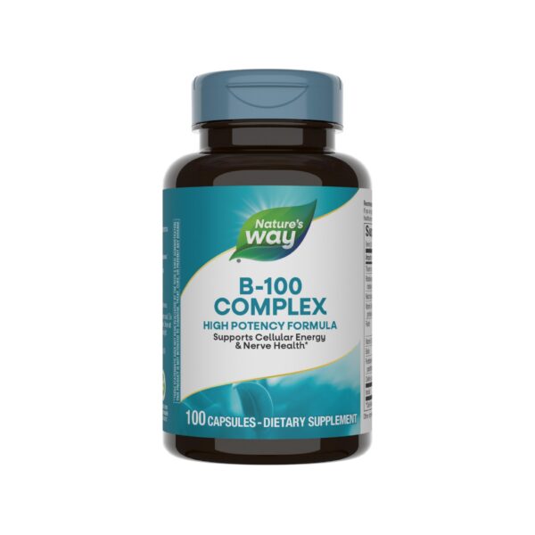 Frasco Nature's Way Complejo B-100 8 vitaminas B