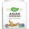 Frasco de Nature's Way Ginseng Coreano con 100 cápsulas