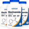 Version 1.0.0 Frascos Nutricost de niacinamida 500mg vitamina B3 240 cápsulas